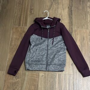Empyre Burgundy Zip Up Hoodie